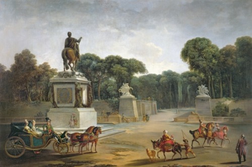 Jacques-Philippe-Joseph de Saint-Quentin. The Entrance to the Tuileries from the Place Louis XV in P