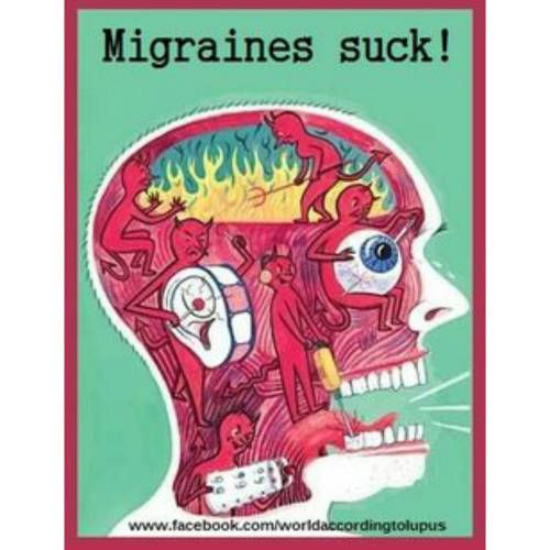 How I feel at the moment!! All day actually… 😭😖 #migraine #migrainessuck #migraines