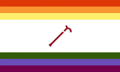 distinct-disability-flags:Disabled Queer Flags - Part 1 (Cane User Edition)An anon requested cane us