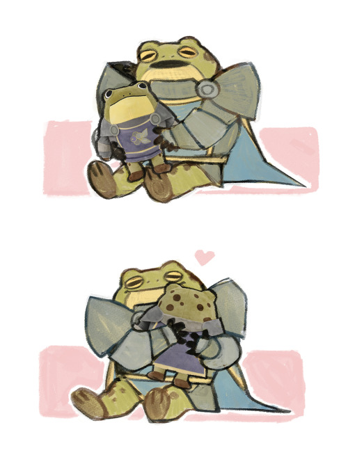 oh, to be a toad knight hugging a toy version of yourself…makeship contacted me about making 