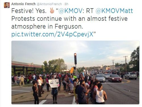 coffeeandniall:  i’ve seen a lot of people reblogging news from ferguson, wondering if the situation has changed at all. the answer is YES—massively! so i thought i would compile some updates, courtesy of alderman antonio french (who, less than 24