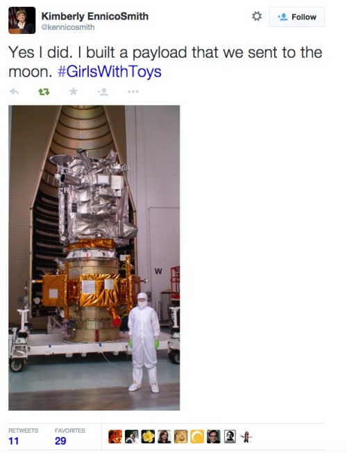 shychemist: One of my favourite twitter trending topics I’ve seen in a while: #GirlsWithToys. This c