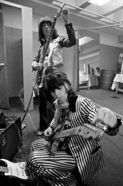 rolloroberson:Keith Richards and Bill Wyman