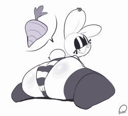 mrpeculiart:  A bun for @sockinabox