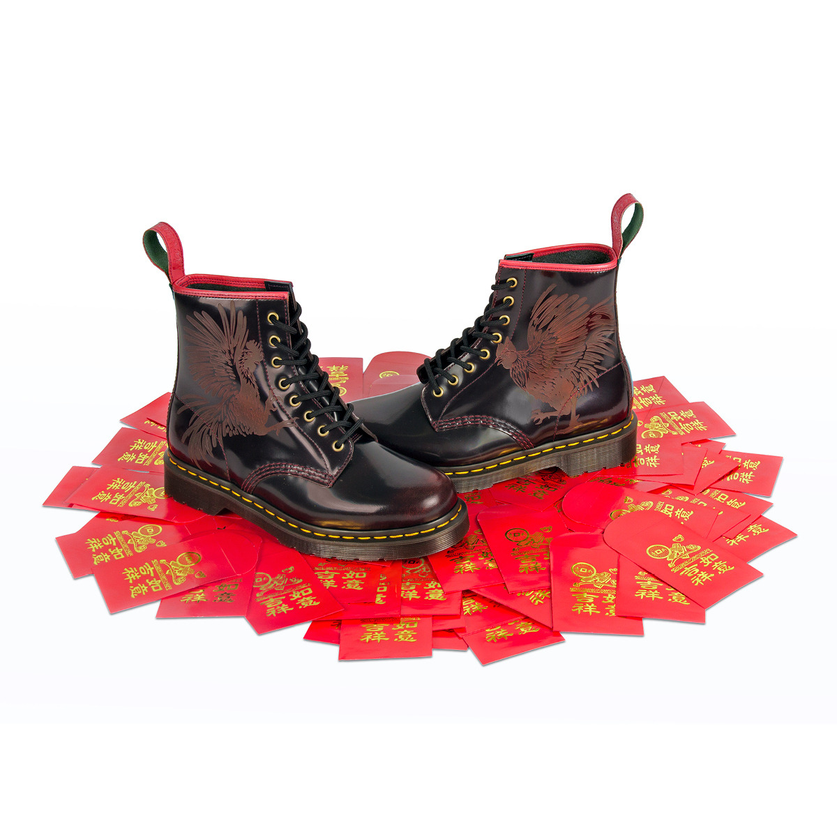 Agrarisch sessie Intrekking DR. MARTENS — YEAR OF THE FIRE ROOSTER: Let your feet celebrate...
