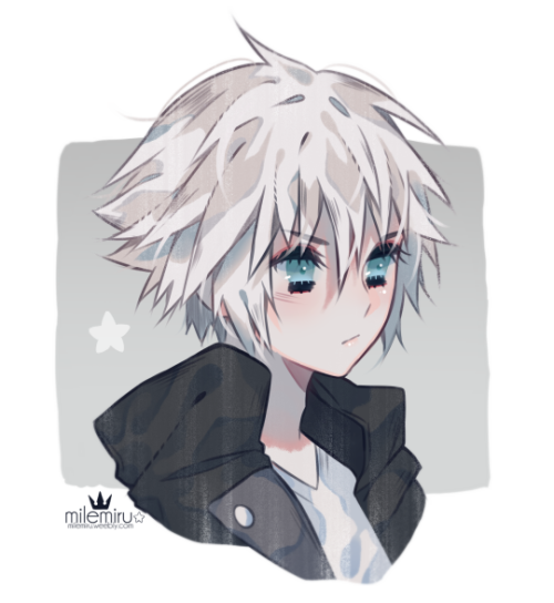 milemiru:  riku’s new hair is easier for me to draw