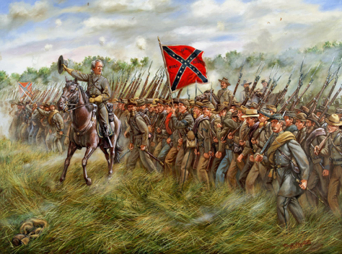 bantarleton:American Civil War art by Mark Maritato. 