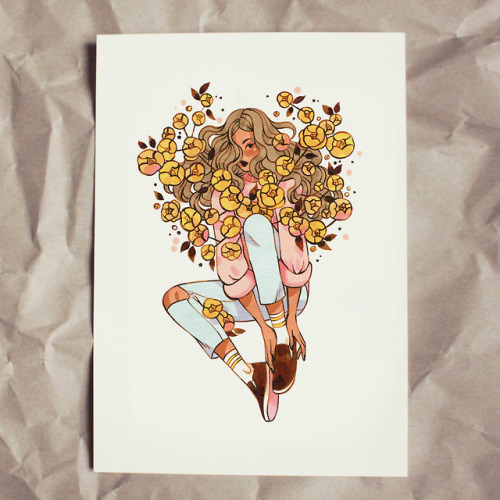 sibyllinesketchblog - Yellow Flowers series !Find me on...