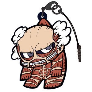 Preview of Tsumamare’s new Shingeki no Kyojin “pinched” rubber phonejack straps