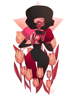 miss-dahia:  Garnet, Pearl and Amethyst ♥ Steven Universe is one of my favourite shows ever and I finally had the time to make a fan art!   slbtumblng bro~ &lt;3 &lt;3 &lt;3