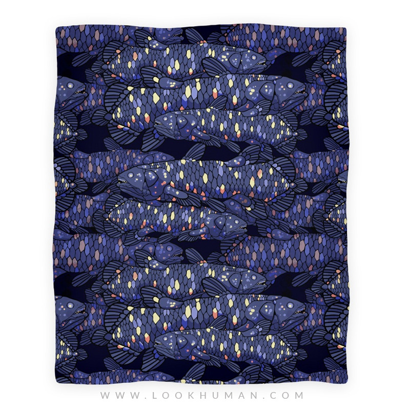 kitvshumans:Hey guys! I did this coelacanth pattern a while back and I’m really