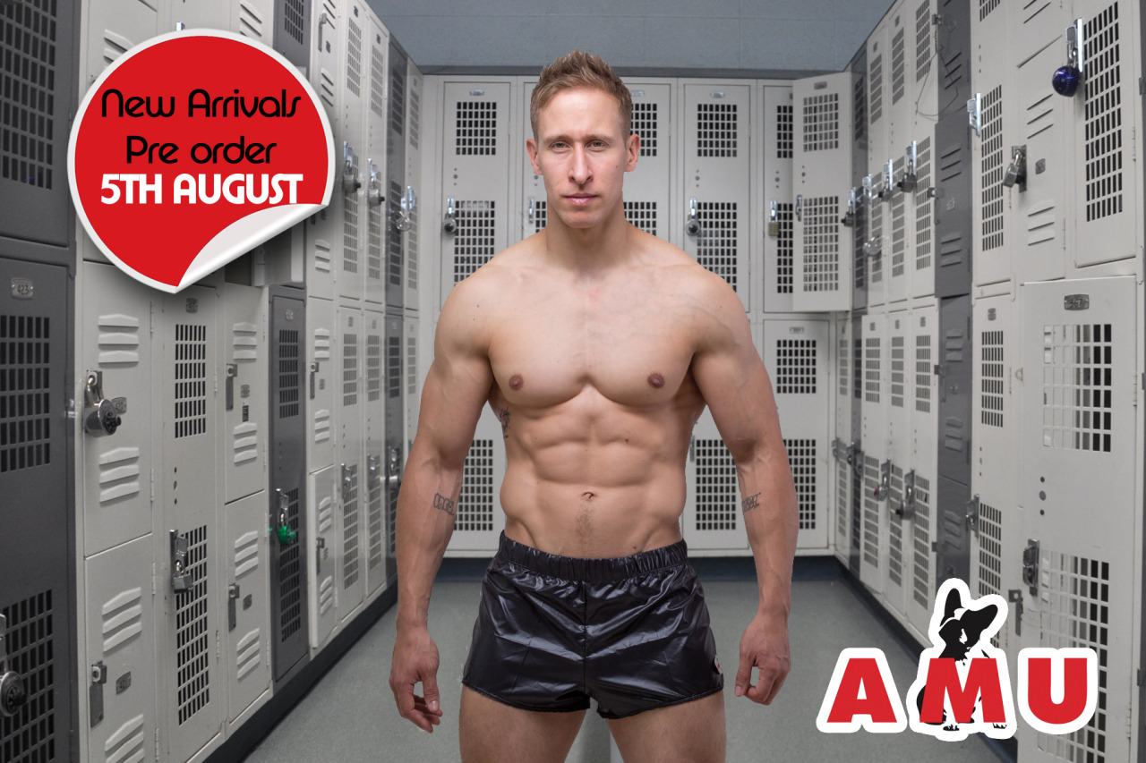 alphamaleundies:Stefan wearing our New AMU CLASSIC RIPSTOP NYLON SHORTS.Available