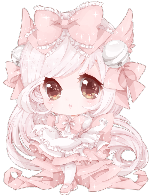 vanilla-cherie:  Kawaii Angelic Princess~ Watch the speedpaint here~! 