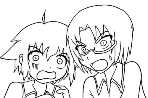 dalchan: A preview of a comic I’m doing….On the left is Teal and the right is Rubio. I 