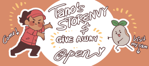 tanosan96:TANO’S STORENVY PRE-ORDER &amp; GIVE-AWAY: OPENHELLO MY DEAR FRIENDS !!I’m gracefully intr