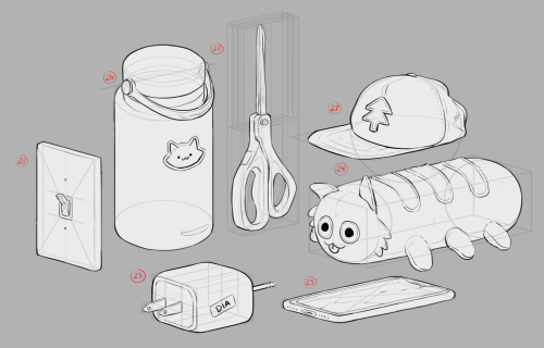 whole buncha misc class stuff , props environment and character designsim very sleepy