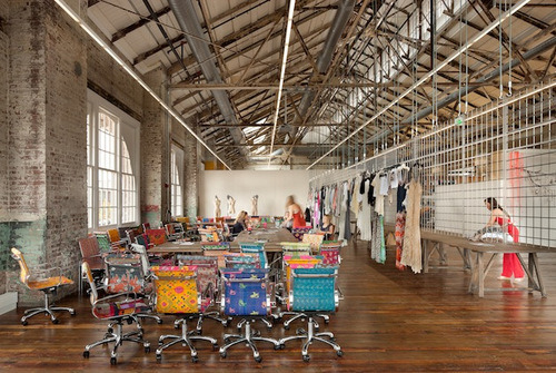 designed-for-life: Urban Outfitters HQ Renovated from Abandoned Navy Yards With three big brands all
