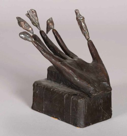 europeansculpture: Mimmo Paladino (*1948) - La mano, 1986