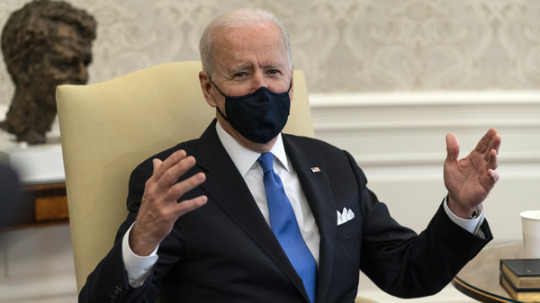 President Biden says states like Texas and Mississippi are making a big mistake by ending their mask mandates.