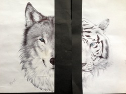 metalgasm:  Selling these two A3 biro pieces~