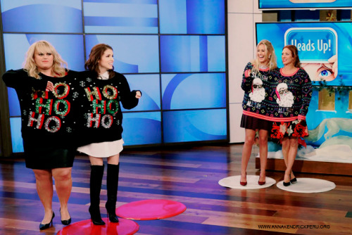 Anna Kendrick - On The Ellen DeGeneres Show with her Pitch Perfect 3 co-stars Anna Camp, Rebel Wilso