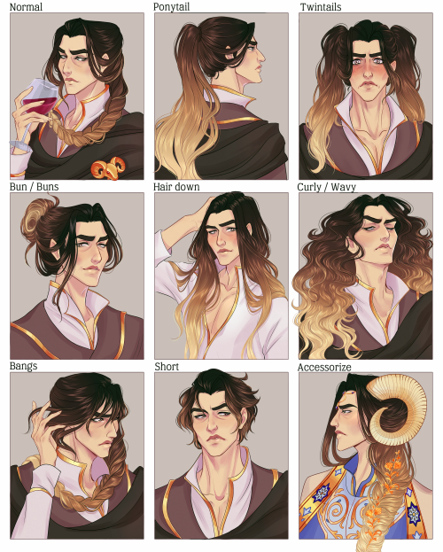 idk if it’s still a thing but I really wanted to try the hairstyle meme with Valerius… for sc