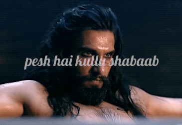 Ranveer Singh & Jim Sarbh | Padmaavat    ↳binte dil misiriya mein         pesh hai kullu shabaab