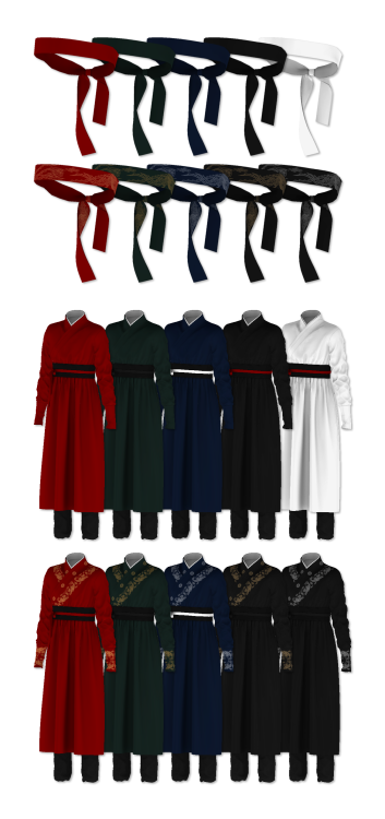 rona-sims:[RONA] ﻿ Luna Hanbok Set TS4New mesh10 SwatchesHQ Compatible[T.O.U]​Do not re-upload &