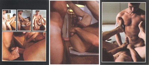 Photo stills from vintage film One in a Billion. Giorgio Canali plows Dave Connors with his huge uncut dick.