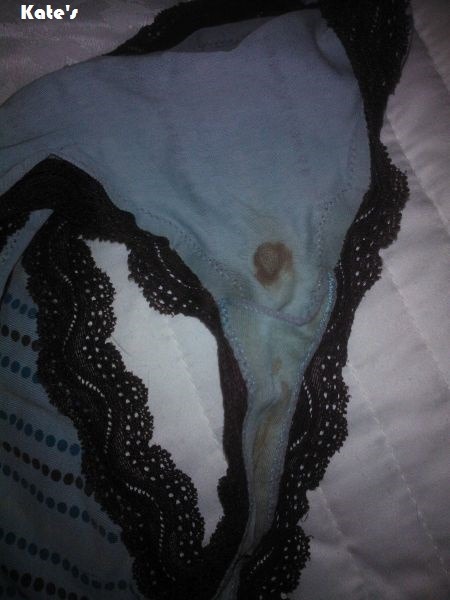 dirtypanties7:Kate’s period panties