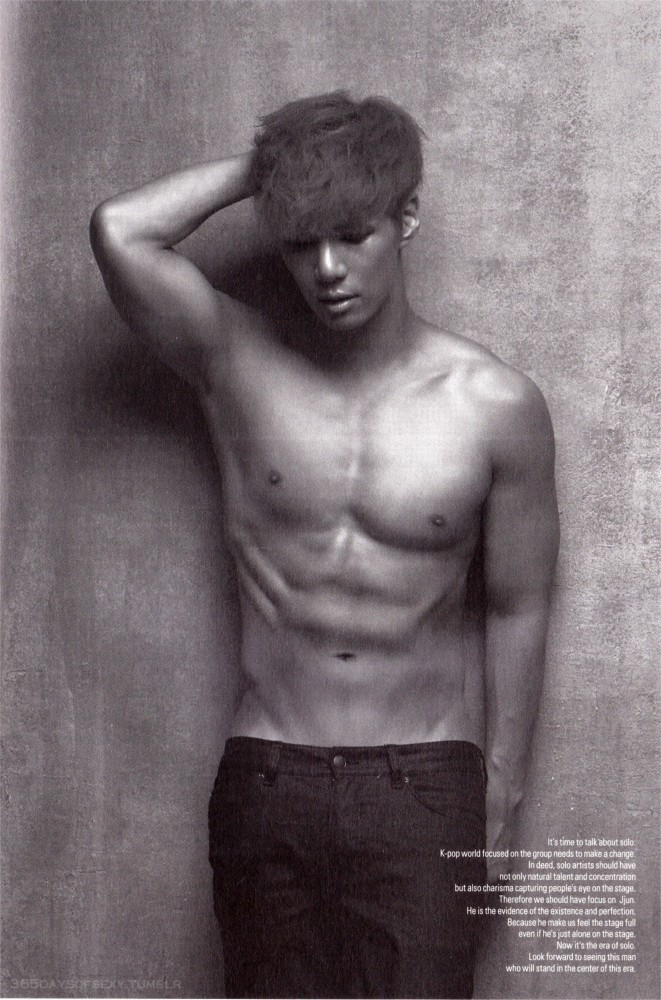 365daysofsexy:  JJUN from the photobook for his album “Jubilate”Which features