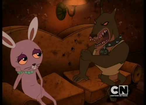 auwa:  vermilliontrigger:  zingey:  ruf1oh-n1tram:  Remember that episode of courage the cowardly dog where a furry bunny runs away from abusive dog dude to be with her lesbian cat lover because that is all you need to remember  This episode is actually