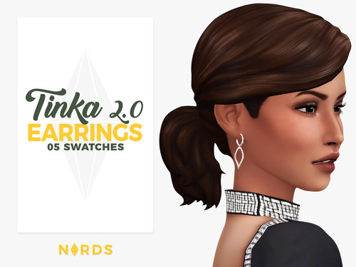 nords-sims:Tinka Earrings V2:This is the last one I promise. DOWNLOAD / CC LIST | DONATE