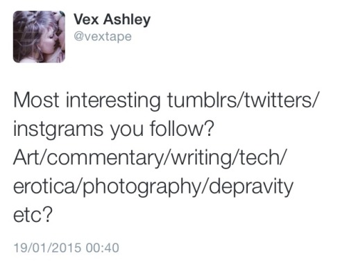 Hey tumblr, help me out? I’m in need of adult photos