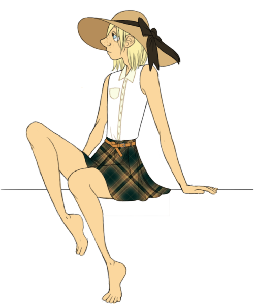 premiumchunk: I present to you: cole wearing skirts bonus: