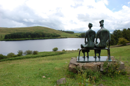 Henry Moore, King and Queen, Glenkiln, Scotland, c. 1952-3
“The ’King and Queen’ is rather strange. Like many of my sculptures, I can’t explain exactly how it evolved. Anything can start me off on a sculpture idea, and in this case it was playing...