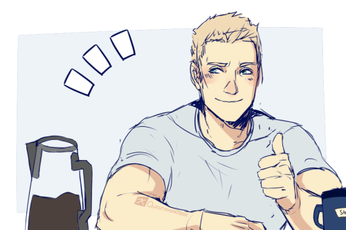 questionartbox: All is good! A happy ol’ Steve Rogers for all of you, because you people are g