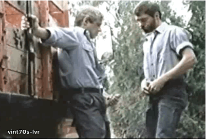 Wanted, scene 2. Prisoner Sam Benson drops trou to ride Warden Wrangler’s big cock.