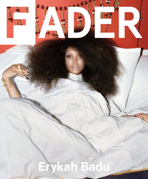 shadesofblackness:Erykah Badu for Fader Magazine Photography by Jody Rogac