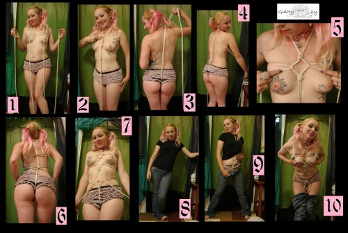 guiltylily:         I had a few more pictures then I knew what to do with after my last shoot, until I decided to make this. Clearly feeling yourself up is also necessary, so I included steps 9 and 10.        As you can see, smiling is also very