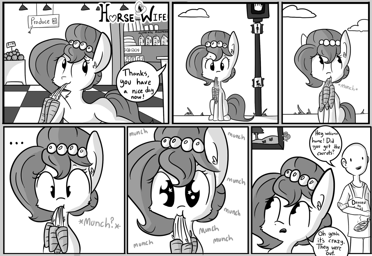 thehorsewife:  Never send a horse out for produce without a saddlebag Peanut Butter