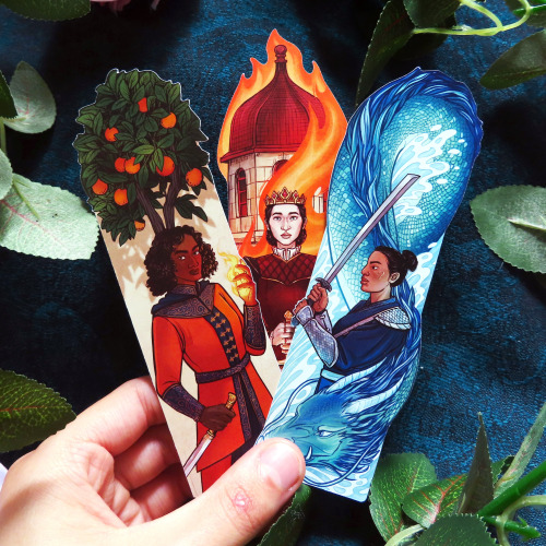 Guess what, I made a set of Priory bookmarks! They are available for preorder on my store now :) [li