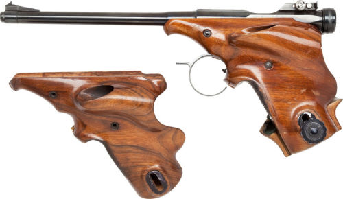 Vostock Model MU 2-3 single shot .22 caliber target pistol.