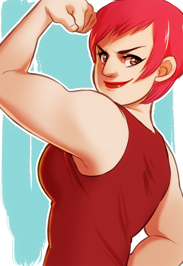 temporaryglitch:  I started this portrait of @engine-red back when it was National