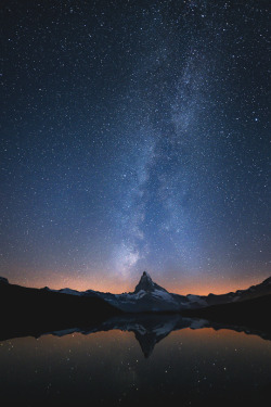 banshy:  Milkyway over Matterhorn | Christian