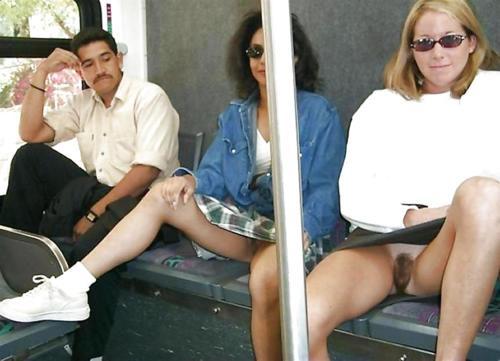 Porn a couple of girls spreading on the bus #nsfw photos