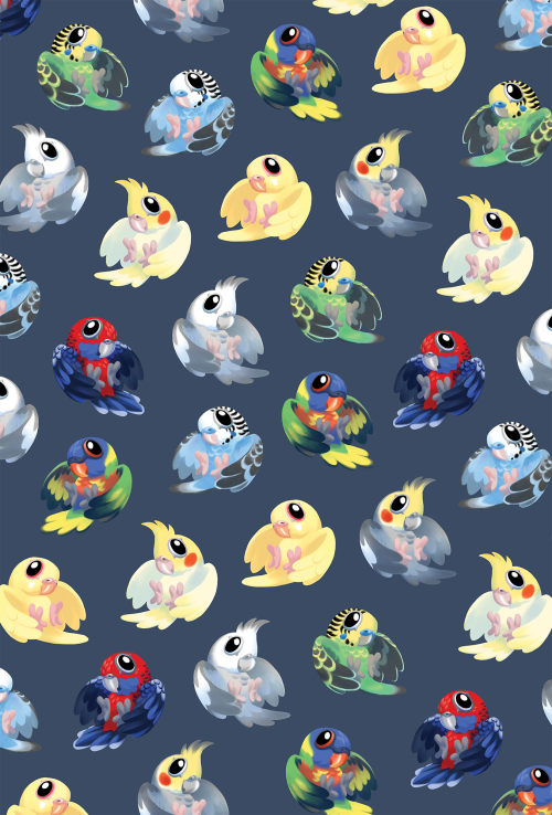 All the bird art finally culminates in a new pattern! :)Been thinking about patterns a lot lately.