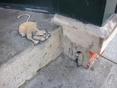 archiemcphee: Street Art + Cats = Caturday art fest!Street Art 360 assembled an awesome collection o