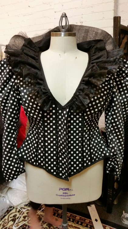 More completed KMK corset jackets in all different styles. www.kmkdesignsllc.com