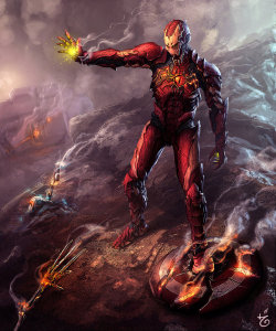 infinity-comics:  Symbiote Iron Man by Zulkarnaen